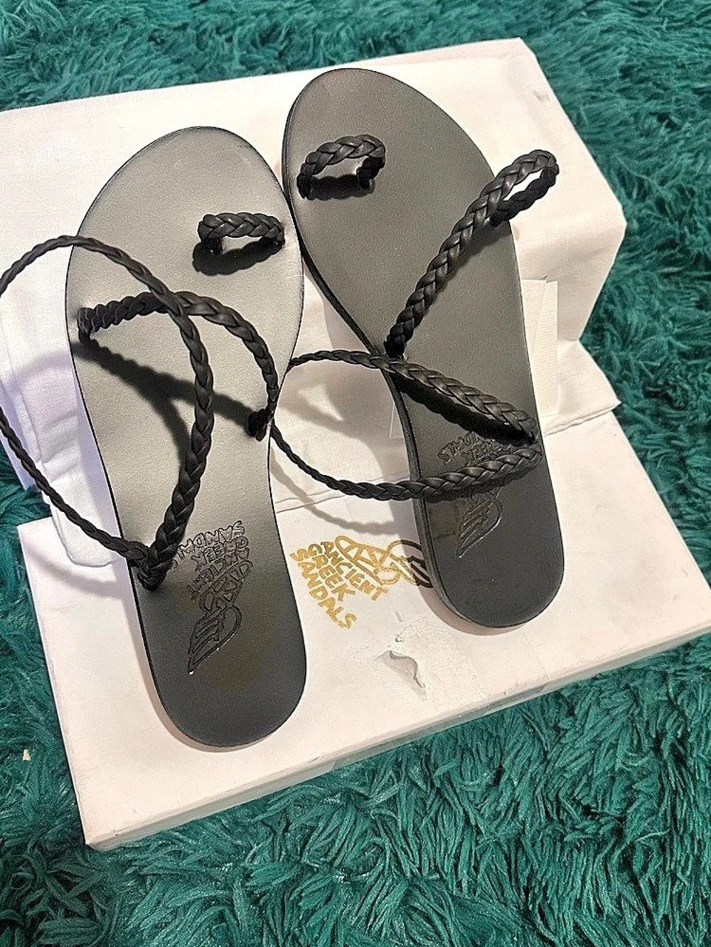 Ancient Greek Eleftheria Sandals size 37